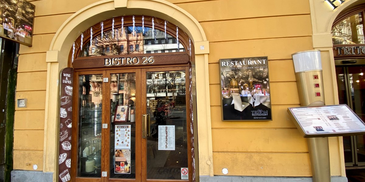 Bistro s v�hledem na V�clavsk� n�m�st�.